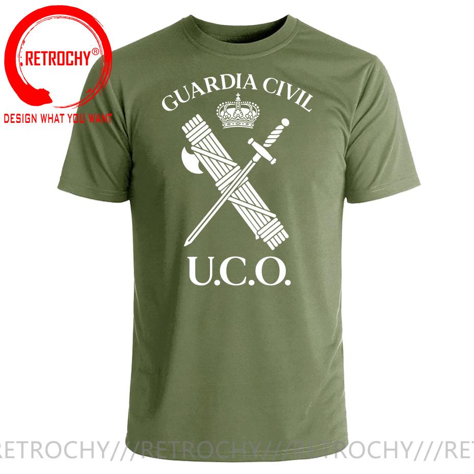 Uco Guardia Civil EspaA PolicA T Shirt Unisex Spain Guardia Civil TShirt Unisex Military Army Summer Streetwear Tops Tee Shirt