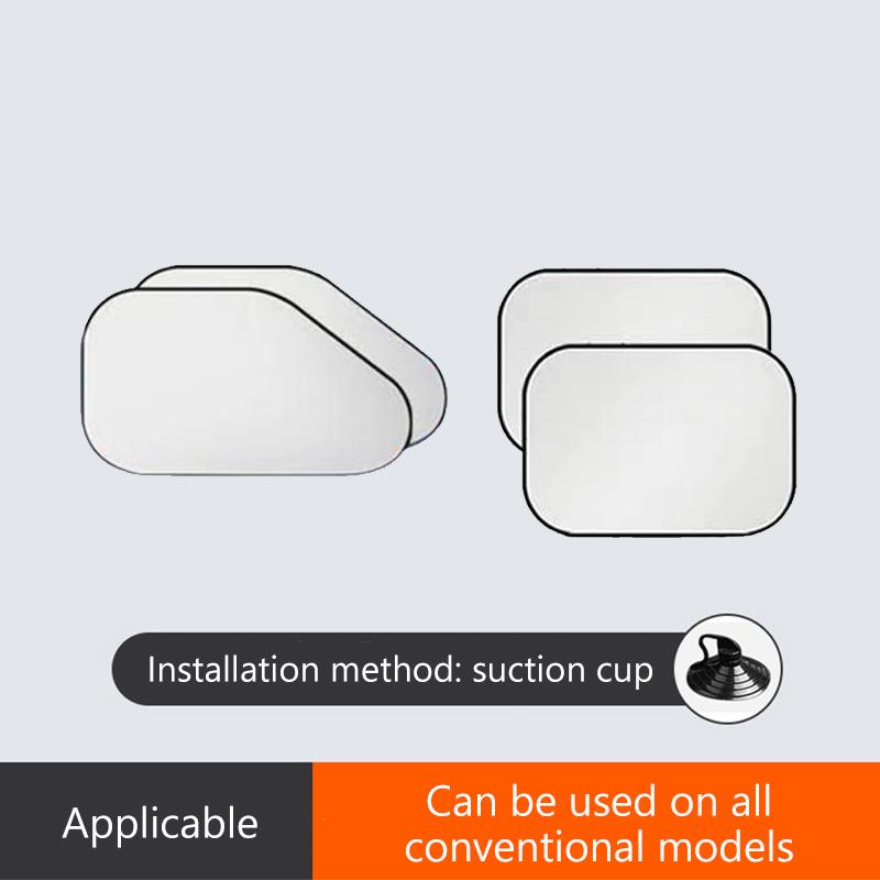 SEAMETAL 2pcs Car Sunshade Cover Universal Windscreen Folding Visor Reflector Windshield Auto Window Sun Shade Protector Accessories