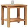 Coffee Table with Storage Brown 50 X 35 X 45 Cm Solid Teak Wood