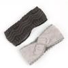 Fashion Hair Accessories Knotted Stretch Turban Ear Warmer Knitted Headbands for Women Hair Bands