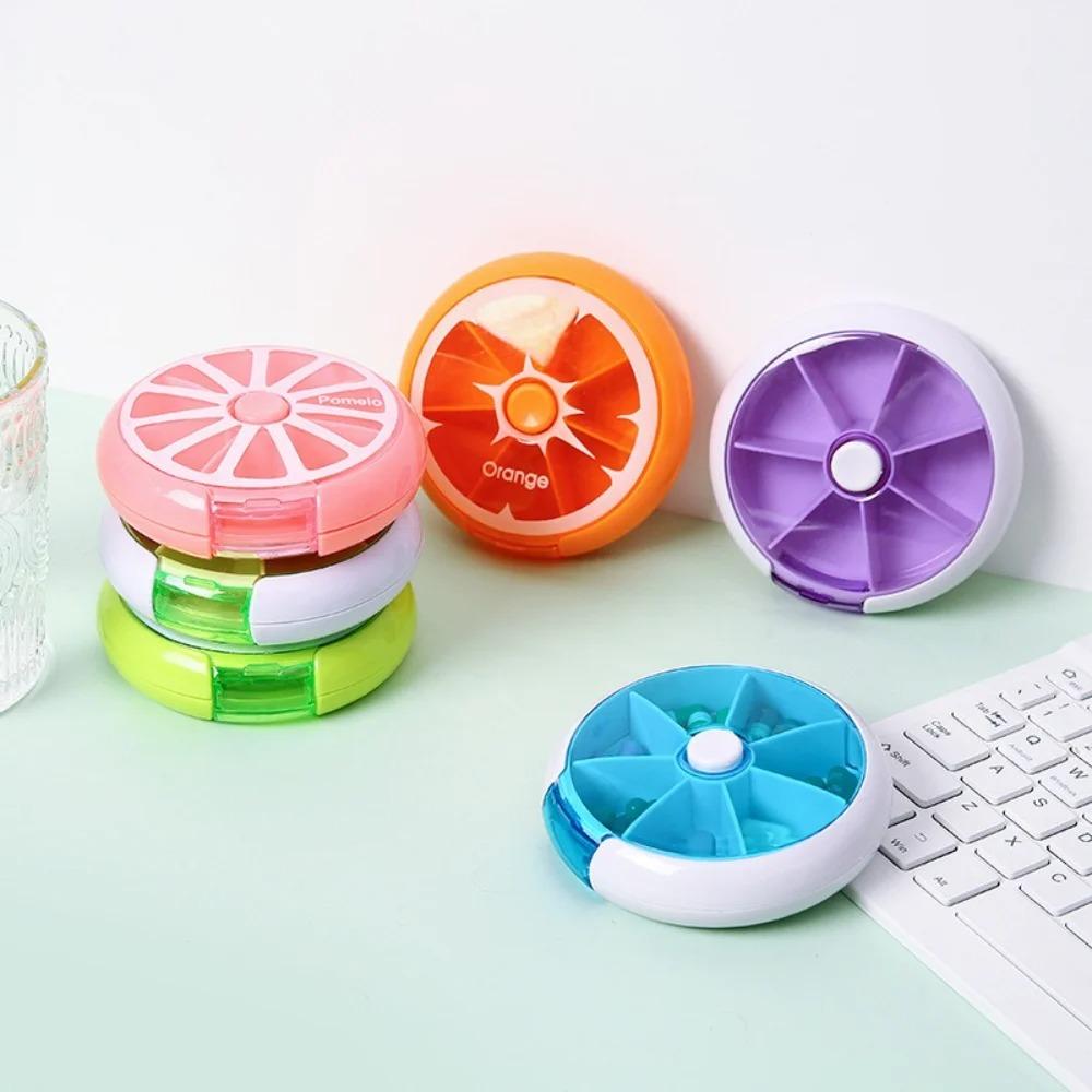 New Hot Premuim Portable Travel Mini 7 Days 7 Grids Pill Box Cases Container Organizer Storage for Vitamin Medicine Fish Oils