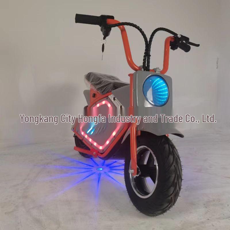 Kids' Electric Off-Road ATV Balance Bike - All-Terrain Four-Wheeler & Snowmobile