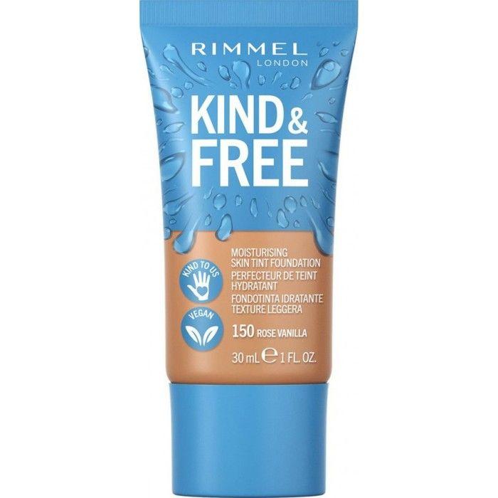 Fond de teint hydratant Rimmel Kind & Free vegan 150 Rose Vanilla, 30ml