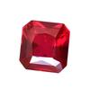 Natural Red Ruby Loose Gemstone 11x11mm Square Cut for Jewelry Making and Gem Collections