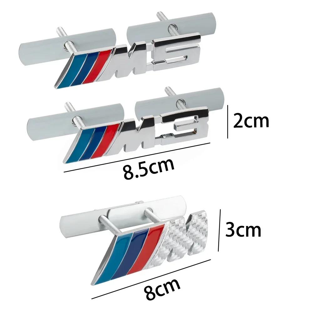 LREFV1 Car Sticker Hot 2025 Hot 3D Metal Auto Front Grille Badge Body Trunk Decor Emblem Car Modification Accessorie For M BMW E90 E92