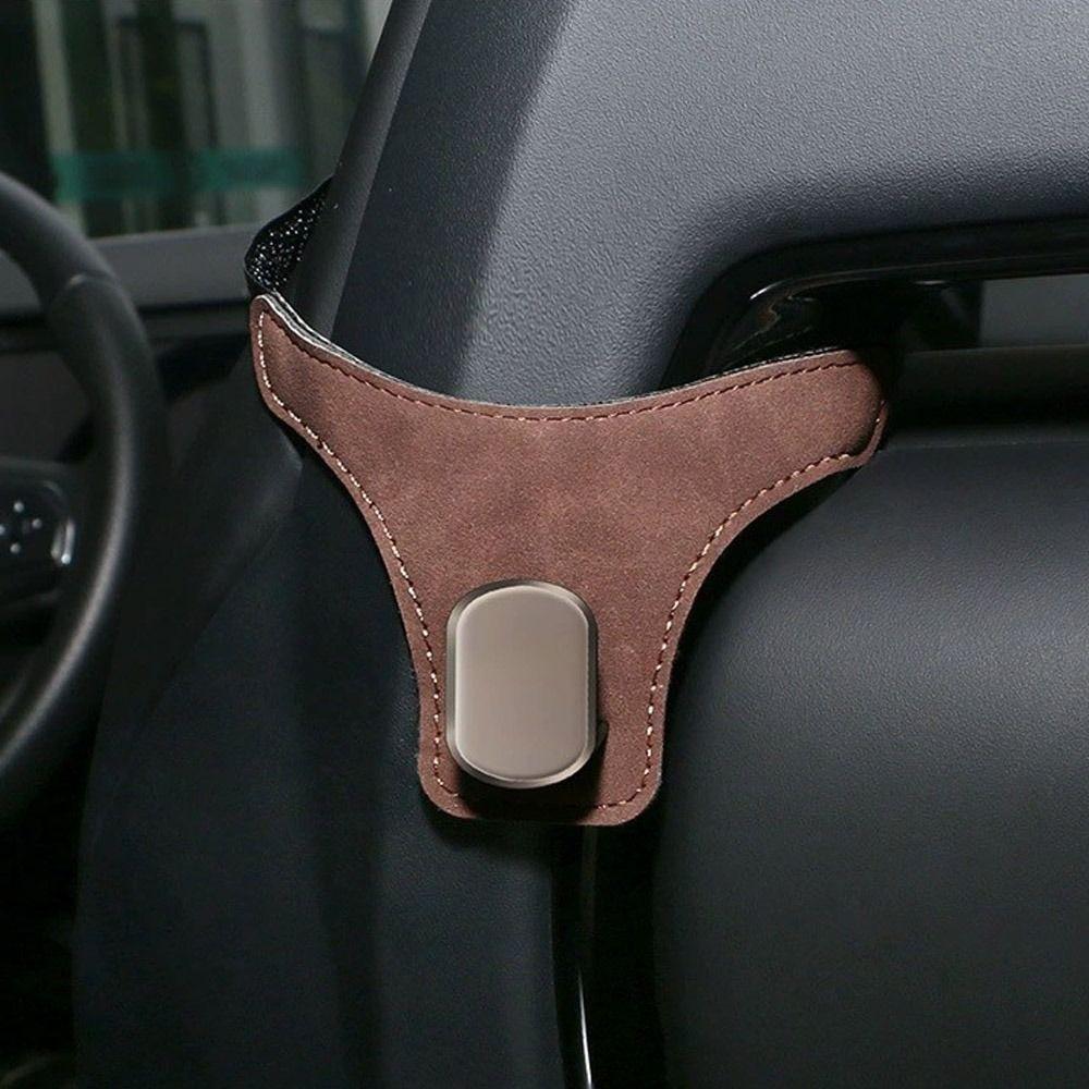 Pu Leather Car Storage Holder Rotatable Car hook New Hanging Hooks  Vehicle