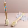 Bath Brush Exfoliating Dualside Long Handle With Pig Bristle For Skin Softening