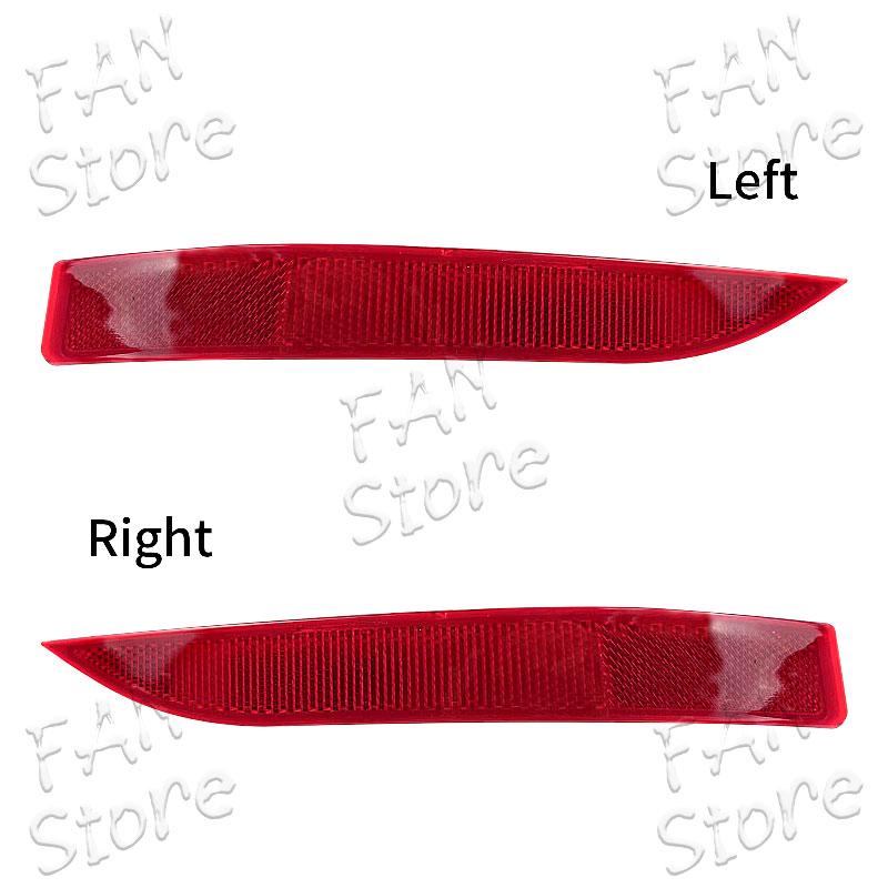 Car Rear Bumper Reflective Strips Light OE 61617355547 61617355548 For BMW X1 F48 F49 16D 16I 18D 18I 20D 20DX 25i 28i 2014-2019