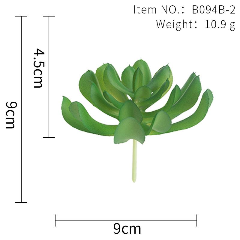 Diy Simulated Succulent Plant Head 1-2 Yuan, Mini Fake Succulent Bonsai With Flowers, Supermarket Decorations