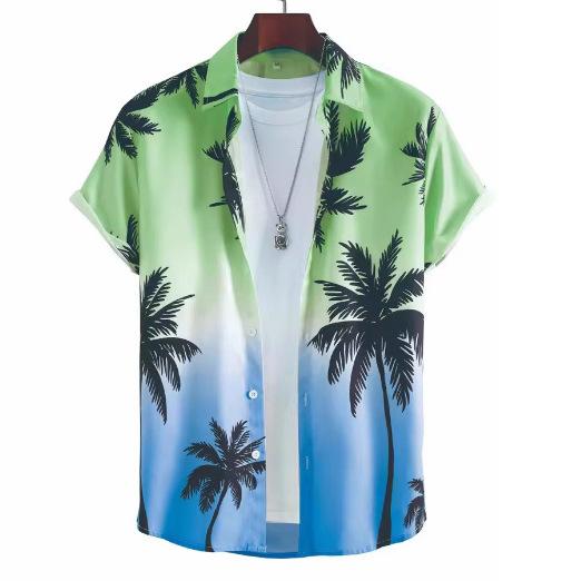 3D Koeienprint Heren Korte Mouw Zomer Zomer Heren Casual Shirt Buiten Straatmode Heren Korte Mouw