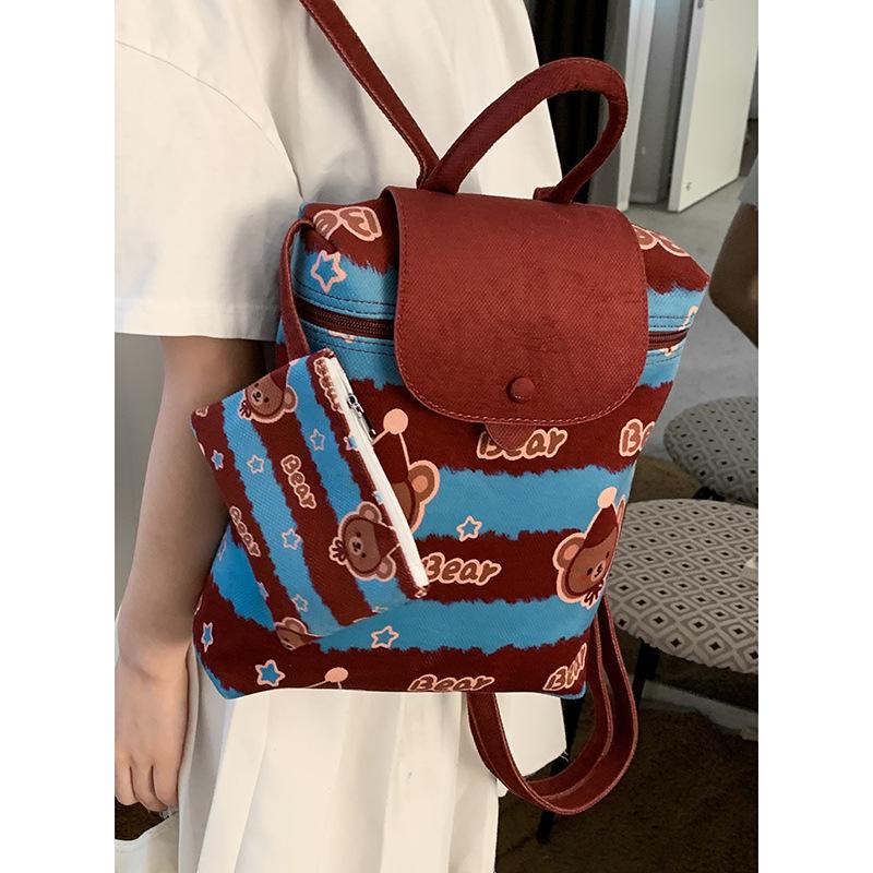 

Милая мультяшная ручная сумка-ведро, рюкзак, студенческая школьная сумка в колледж-стиле