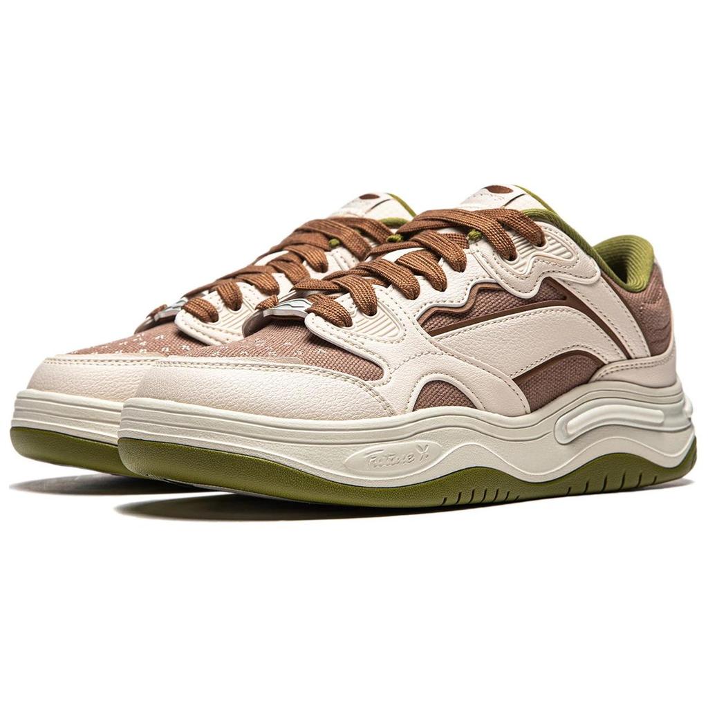 Li Ning Future Flow Classic Comfortable Versatile Retro Shock Absorption Support Durable Non-Slip Low-Top Sneakers Women Sneakers AGCU048-2