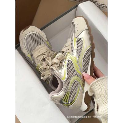 Shoes Women's 2 New Summer Soft-soled Mesh Breathable Thick-soled Sports and Leisure Dad Shoes