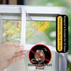 White-edged black-net self-adhesive mosquito repellent net, reusable, invisible installation, insect-proof window screen