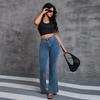 High Waist Stretchy Flared Jeans Women - Ultra Comfortable Wide Leg Denim Pants With Rise Fit