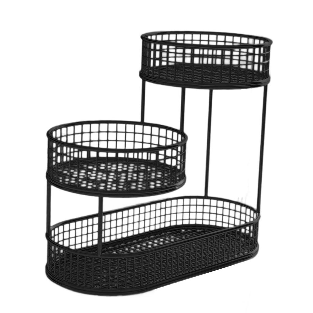 Fruit Basket, Bowl Stand, Vegetable Metal Mesh Shelf, Versatile for Storing Fruit,