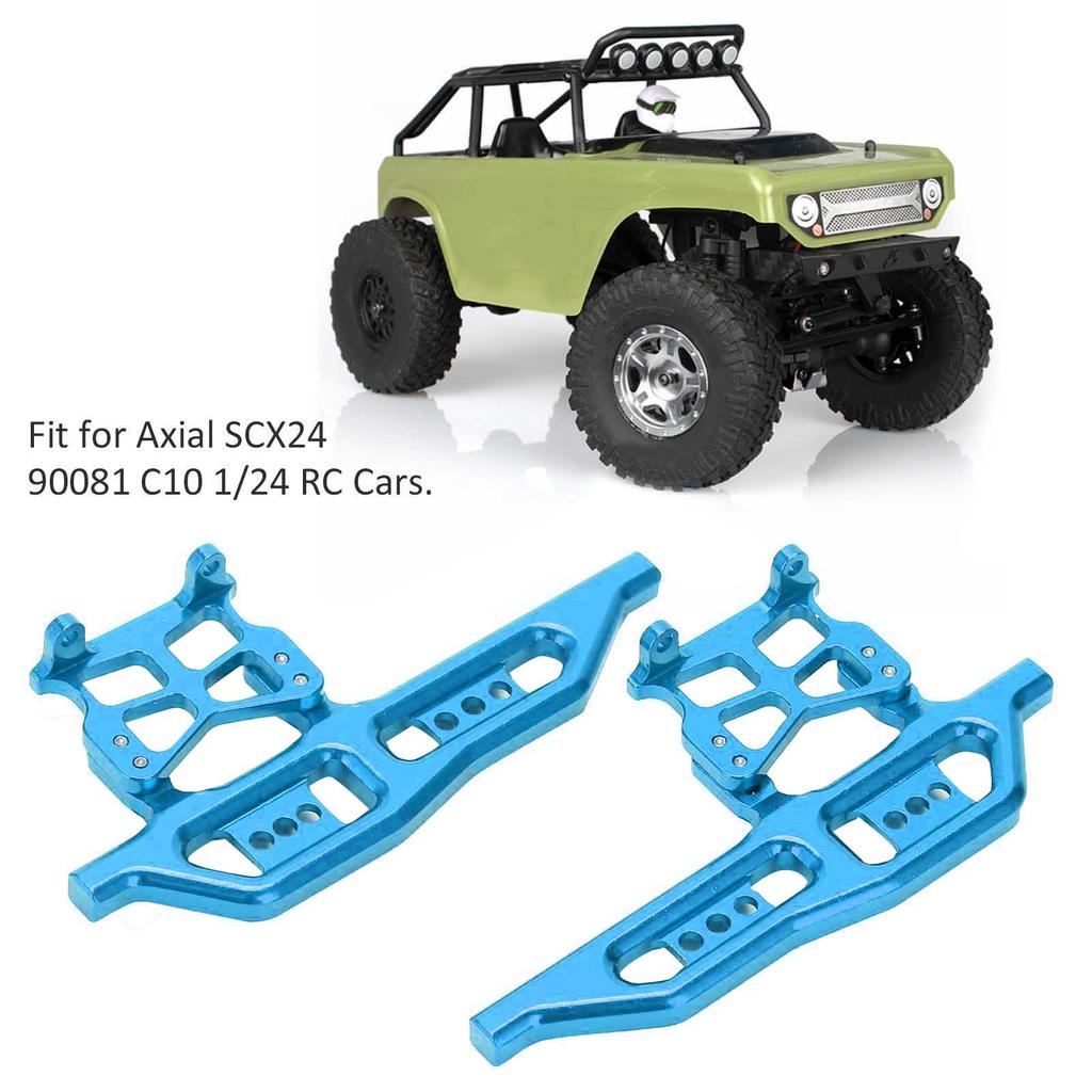 2pcs RC Aluminium Alloy Side Pedal Replace Parts for SCX24 90081 C10 1/24 RC Cars