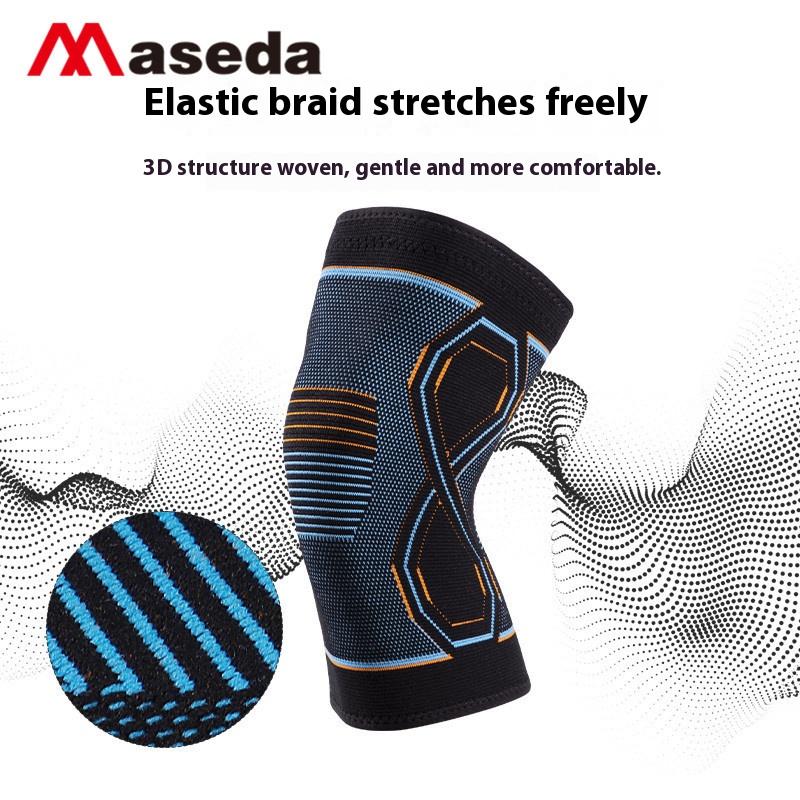 

Четырехсторонние эластичные трикотажные компрессионные наколенники оптом эластичная компрессионная защита колена спортивные наколенники XL