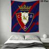 CA Osasuna Wall Tapestry Aesthetic Wall Hanging Printed Fabric Blanket Decorative Tapestries for Bedroom Living Room Home Decor
