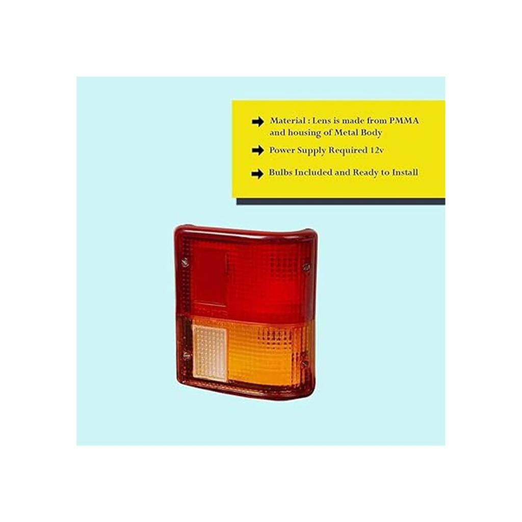 APSMOTIV Pajero Montero Mr283721 Mr283722 Zespolona lampa tylna Pasuje 1983-1991 Kierunkowskaz narożny Lampy tylne Światło rzeczywiste Światło stop Zestaw Lewy i Prawy