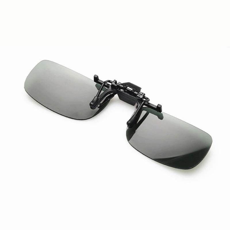 Sunglasses Men Myopia Sunglasses Clip Unisex Driving Night Vision Glasses Upturned Clip Folding Night Vision Clip