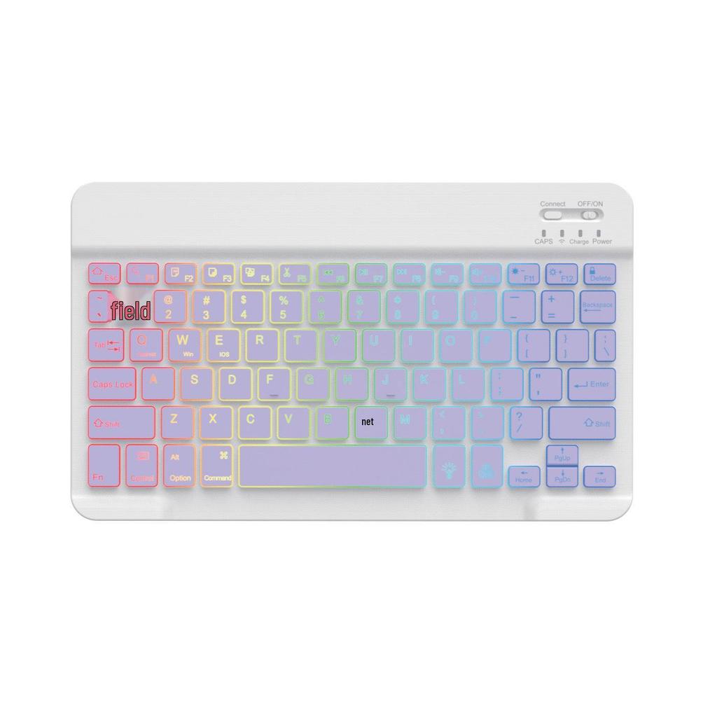 Russian Wireless RGB Backlit Bluetooth Keyboard & Mouse Set for iPad, Phone, Tablet