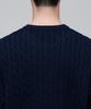Musinsa Standard Cable Crew Neck Knit [Navy]