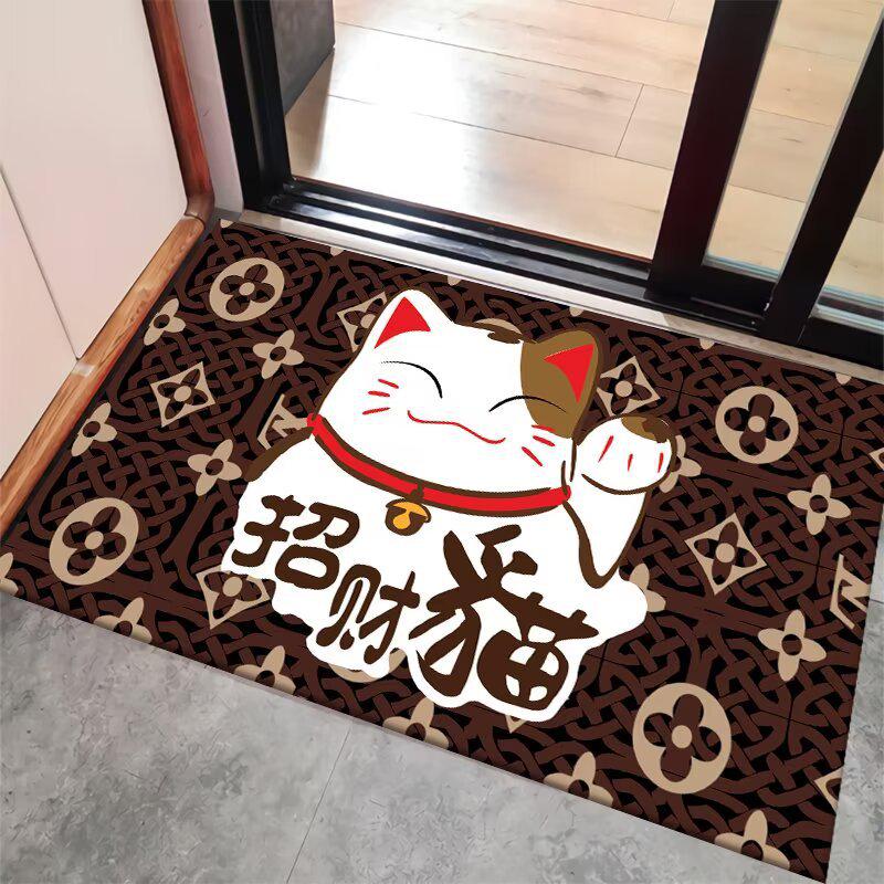 Cross Cartoon Anti-slip Water Absorbent Quick Dry Floor Mat for Bathroom & Entrance