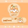 Corgi Puppy Mouse Pad with Wrist Rest for Office and Gaming - Cute Keyboard Hand Support for Small Desks