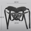 Adjustable Strapon Harness Lace Pants Lesbian Penile Wearable Pants with O-ring Harness Compatible with Suction Cup Dildo