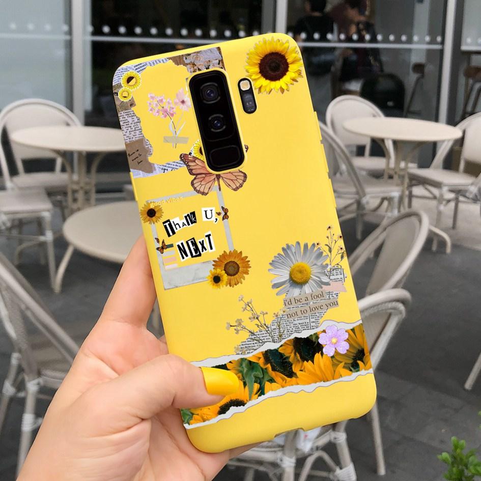For Samsung Galaxy S9 Case G960F/DS Phone Cover Luxury Cartoon Soft Slim Funda For Samsung S9 Plus G965F S9+ Coque S9Plus Bumper