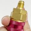 Qing Rui R134a Automotive AC High-Low Pressure Quick Conversion Adapter