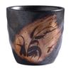 Taza de té japonesa de 180 ml taza de café matcha práctica retro cerámica taza de cerámica tosca
