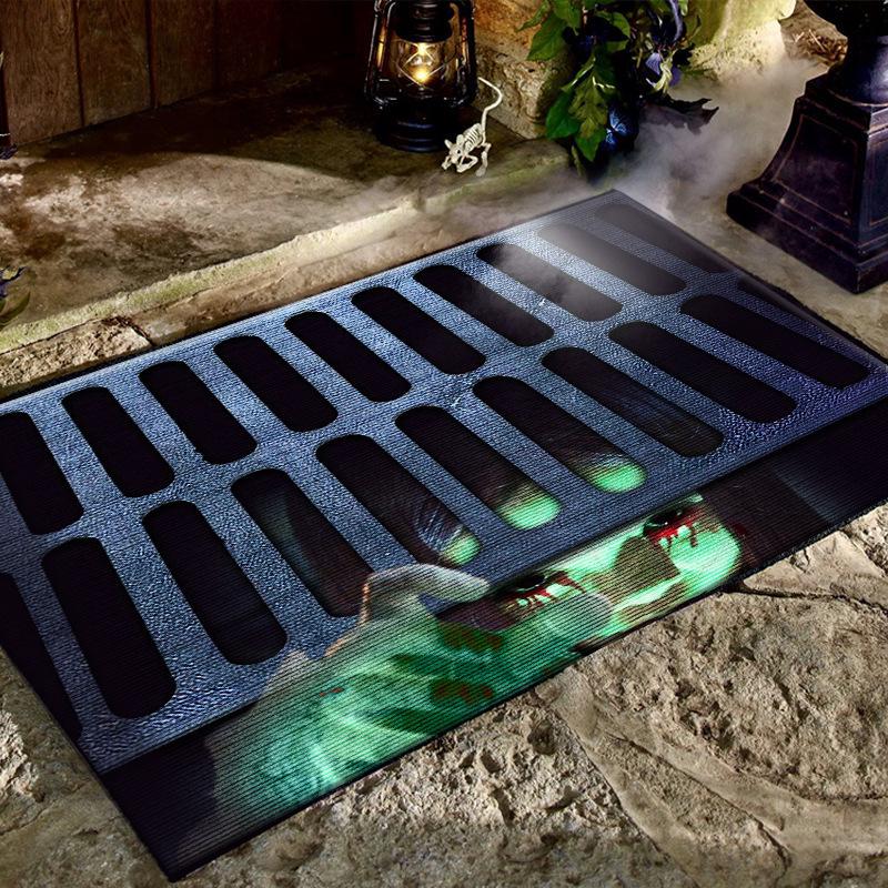 Decorative Clown-Themed Dirt-Resistant Door Mat for Entryway or Living Room