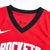 Nike X NBA Collaboration Vest Houston Rockets Harden V-Neck Fashion Comfortable Sports Sleeveless Kids Tops Rocket-Red 3Z2B3BZ6P-HARDEN