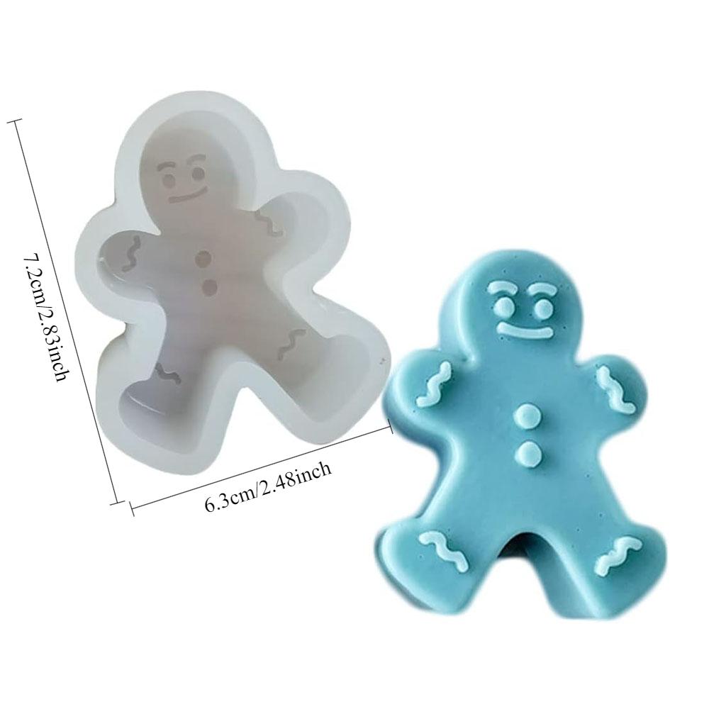 3D Christmas Stereoscopic Deer Animal Silicone Mold Crystal Drop Glue Fondant Cake Decorating Resin Silicone Casting Mold
