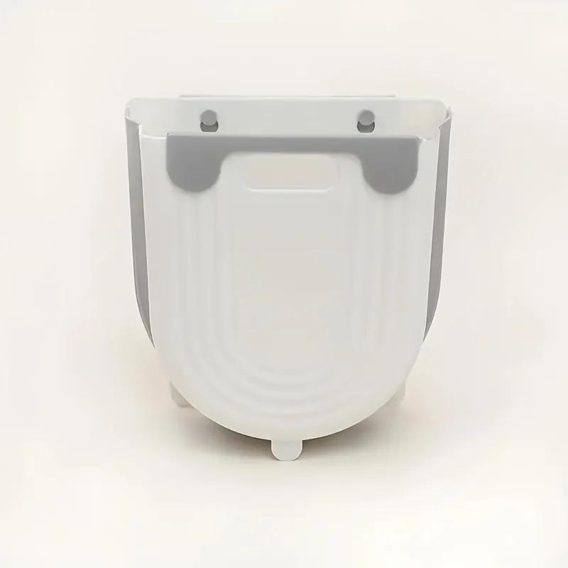 1pc Collapsible Hanging Bin - Space-Saving Cabinet