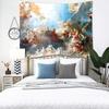 VIKAMA Classical Angel Tapestry Baroque Style Religious HandPainted Oil Painting Texture Living Room Church Art Decoration