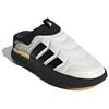 Adipuff Textil, Synthetikleder Niedrige Freizeitschuhe Unisex Weiß JR0066