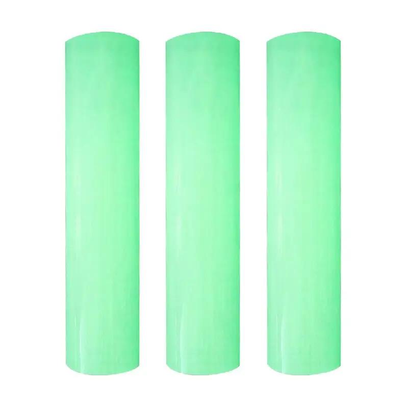 30cm*300cm Gold Glitter DTF Transfer Vinyl Glow In The Dark Luminuous Printing Film for DIY Clothing Design Crafts Materials