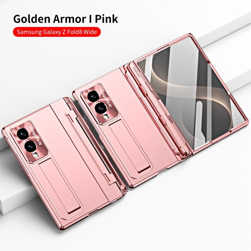 Galaxy Z Fold 8 Ultra Case With Smooth Hinge Design Electroplated Pen Slot Shockproof PC Cover Daily Use