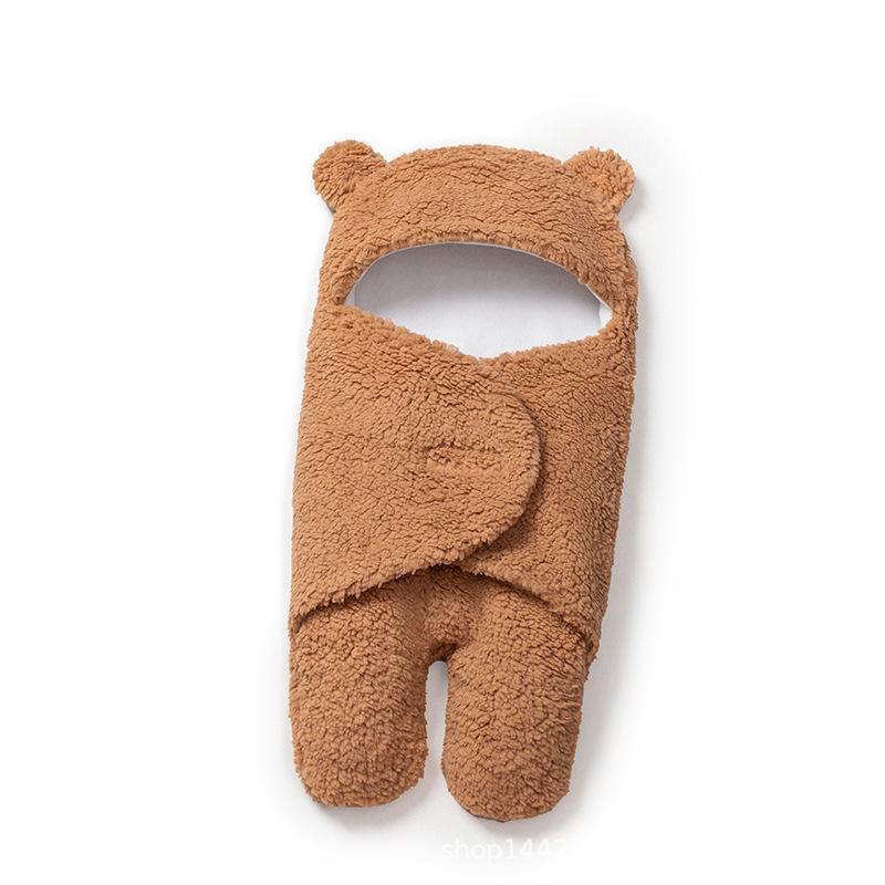 Baby Cushion Season, Thickened Lamb Plush Sleeping Bag, Newborn Baby Quilt, Anti-Kick Quilt, Swaddling Quilt, Anti-Startle