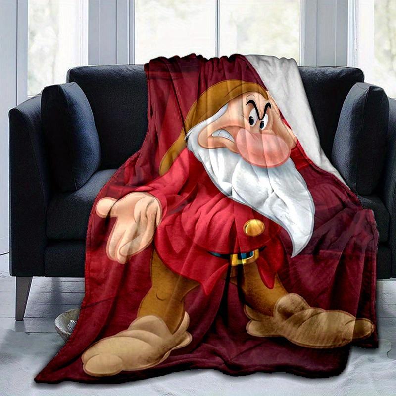1pc, Grumpy Dwarf Home Decor: Cozy Blanket for Bedroom, Living Room & Travel, Perfect Gift, Couches, Outdoor, Camping, Car Trips, Beach & Office Naps.