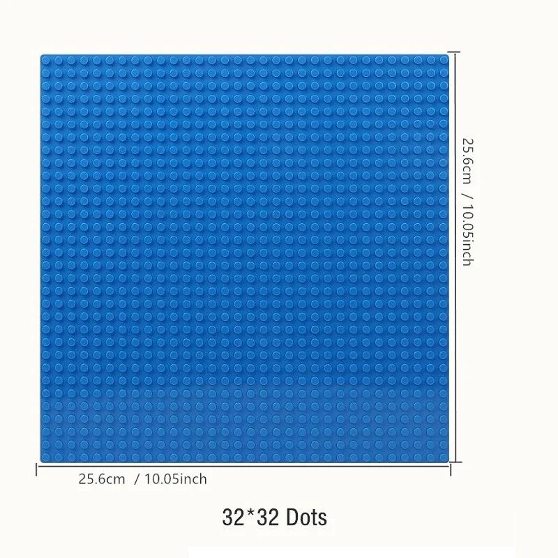 32x32 32x16 16X16 Dots Classic Base Plates MOC DIY Plastic Bricks Baseplates City Building Blocks Figures Construction Toys