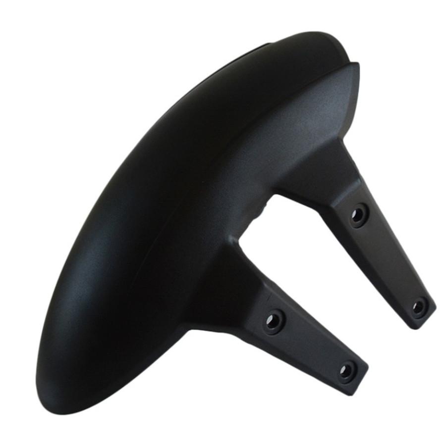 Black PVC Motorcycle Rear Wheel Cover Fender Splash Guard Mudguard with Bracket