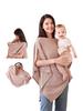 Waffle Jacquard Stretch Nursing Cover: Multifunctional Feeding, Windproof Sunshade & Stroller Shawl