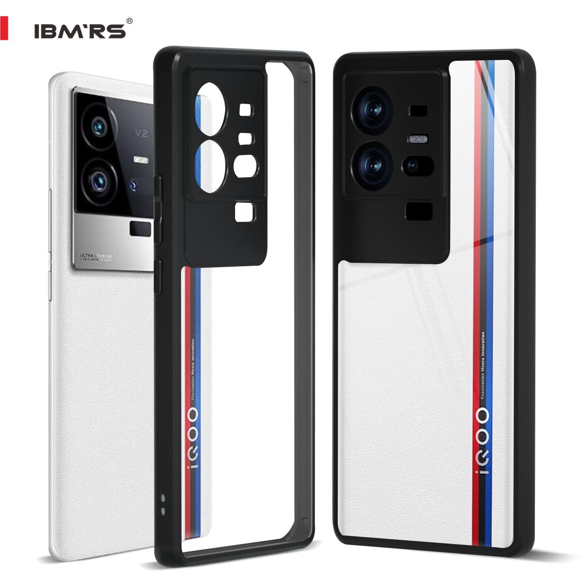 

(В комплекте ремешок на запястье)BMRS [двойное покрытие против царапин] Совместимо с чехлом vivo iQOO 11 Pro, камуфляжным жестким противоударным защитным чехлом transparent прозрачный