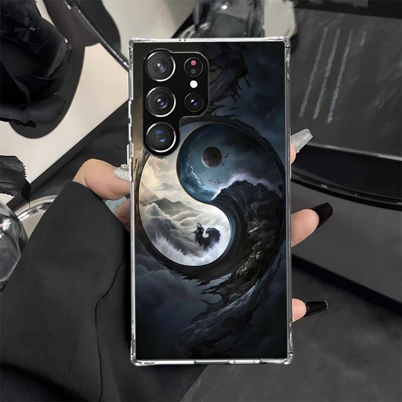 

Life Yin Yang Eight Diagrams Phone Case for Samsung Galaxy S25 Edge S24 Ultra S23 Plus S22 S20 FE S10 + Soft Print Cover Coque Samsung S20