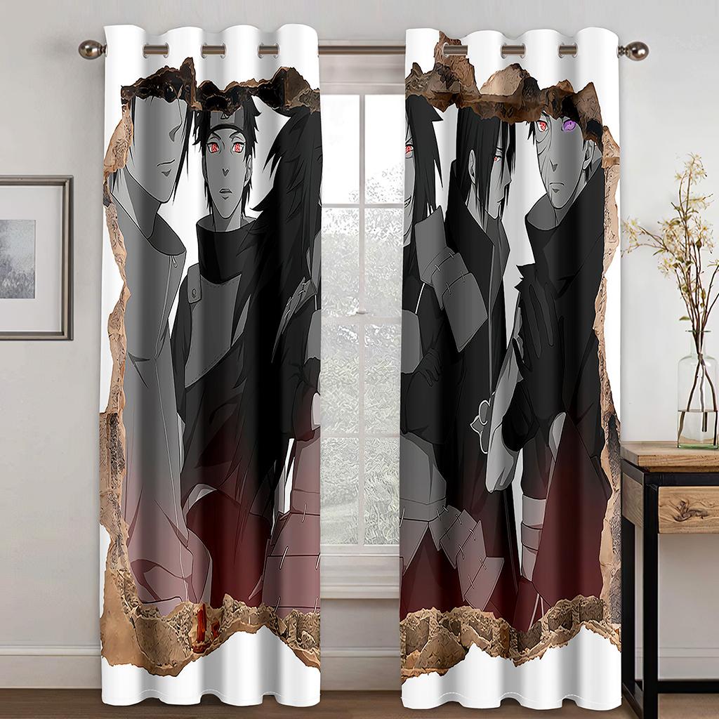 

Детские Любимые Мультяшные Аниме Сериалы Теневые Шторы 2 Панели Комната для Мальчиков Девочек Спальня Гостиная Детская Комната Декор Шторы 50W130H(CM)X2PCS&HooK