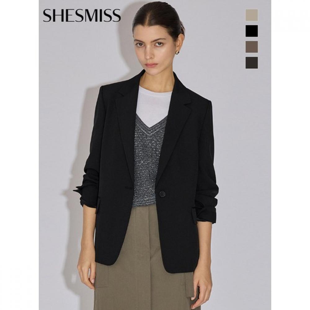 

She S miss однобортный пиджак на одной пуговице Swwjko32020 beige/55